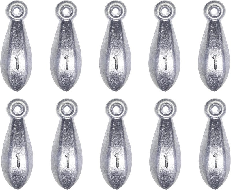 TKHDBF Fishing Weights Sinkers Bank Sinkers Bullet Weights for Surf Fishing Pier Bank Fishing Saltwater Fishing Gear 1oz to 8oz - Image 1